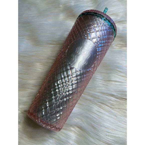 Starbucks 24oz Pink Textured Tumbler - Picture 1 of 5